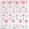 8 PCS Pink Artificial Flower Garland with Hooks – Hanging Floral Decorations for Wedding, Birthday, Baby Shower, Party & Home Décor